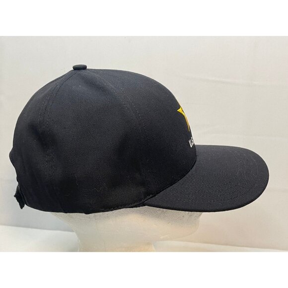 U.S. Army hat cap one size 7" strap back Union Wear SEIU made USA black - Picture 4 of 7